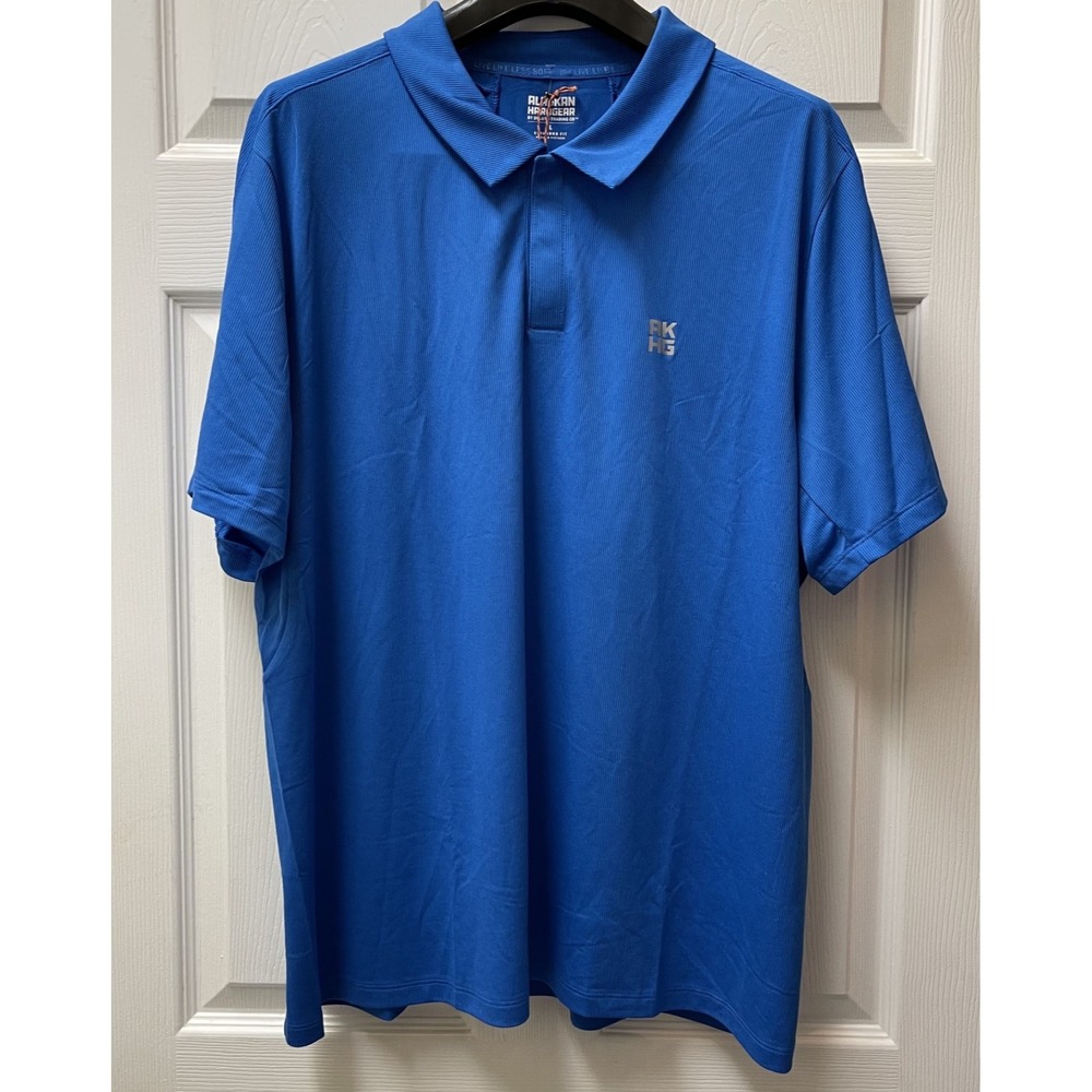 Alaskan Hardgear Men's‎ L Tun-Dry Polo Shirt Duluth Trading Blue LIGHTWEIGHT NWT